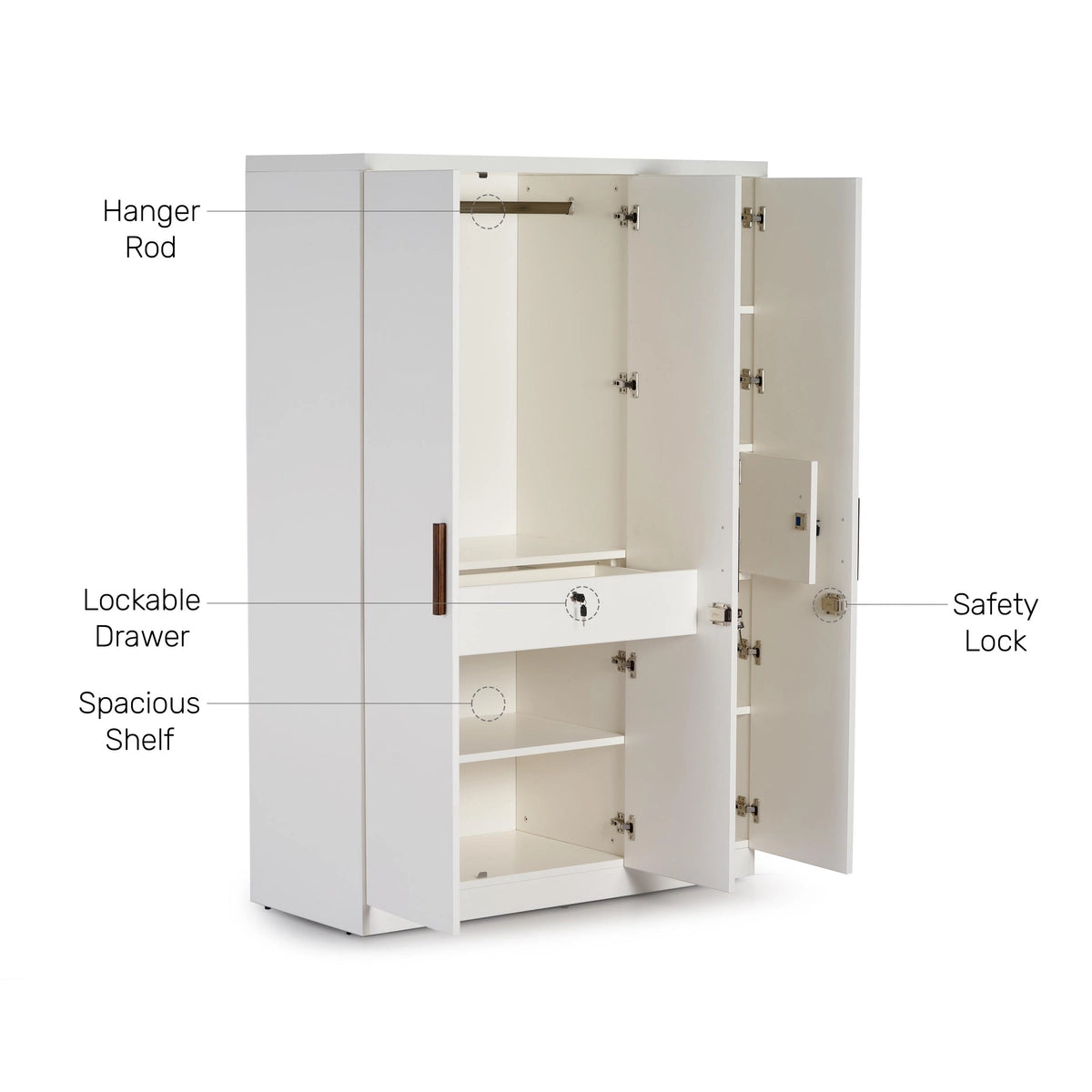 Aurelian Premium 3 Door Wardrobes