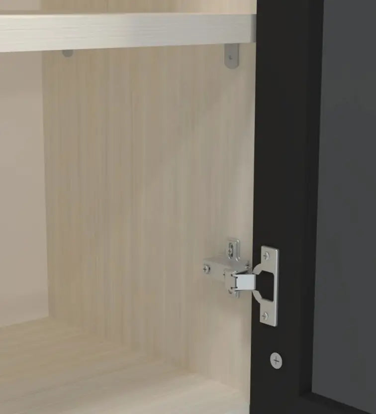 Highland 2 Door Glass Crockery Cabinet