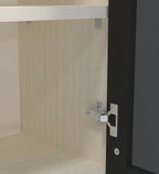 Highland 2 Door Glass Crockery Cabinet