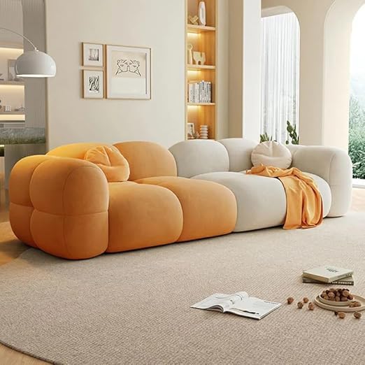 Modern Velvet Bubble Puff Cloud Sofa