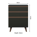 CROCKERY CABINET & SIDE TABLE