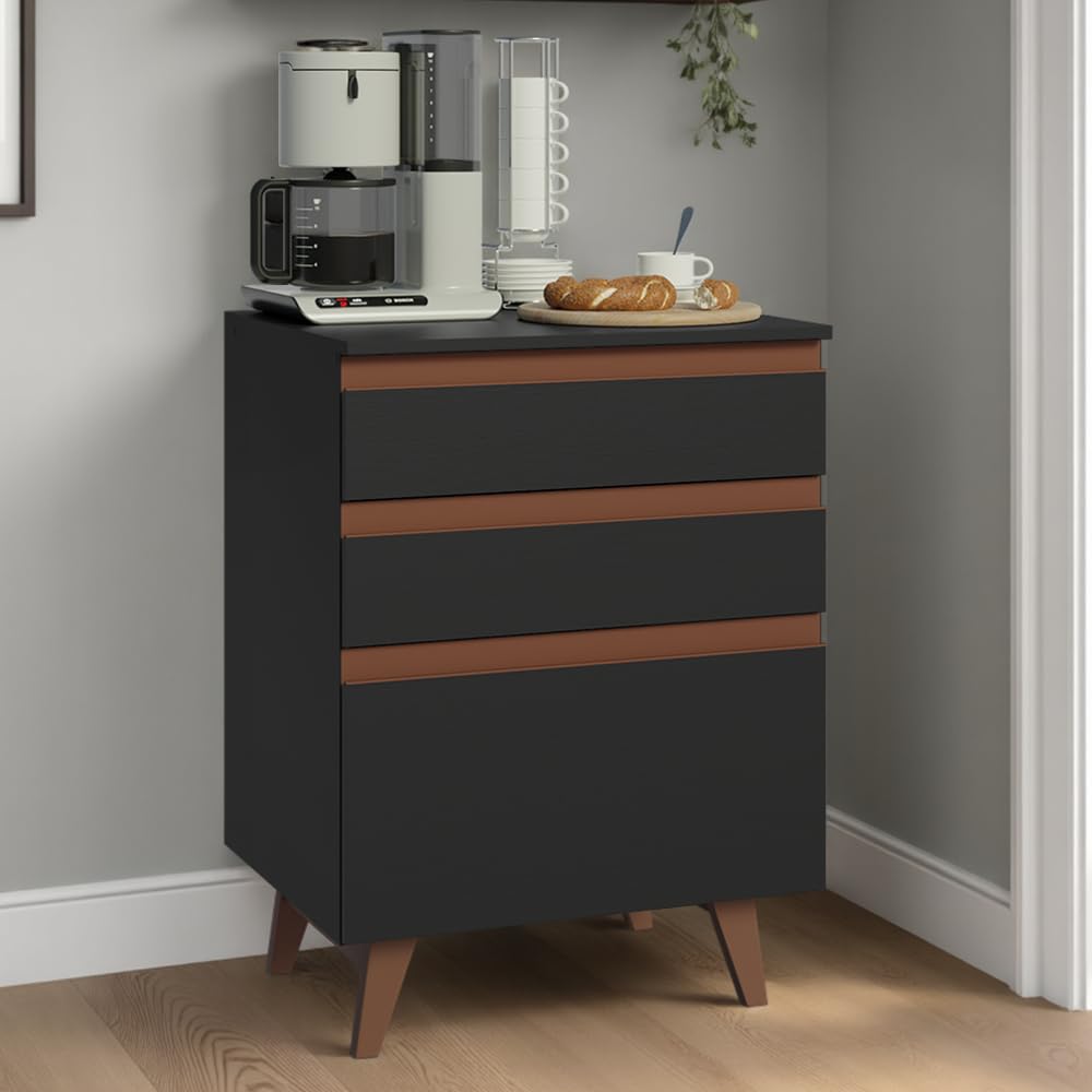 CROCKERY CABINET & SIDE TABLE