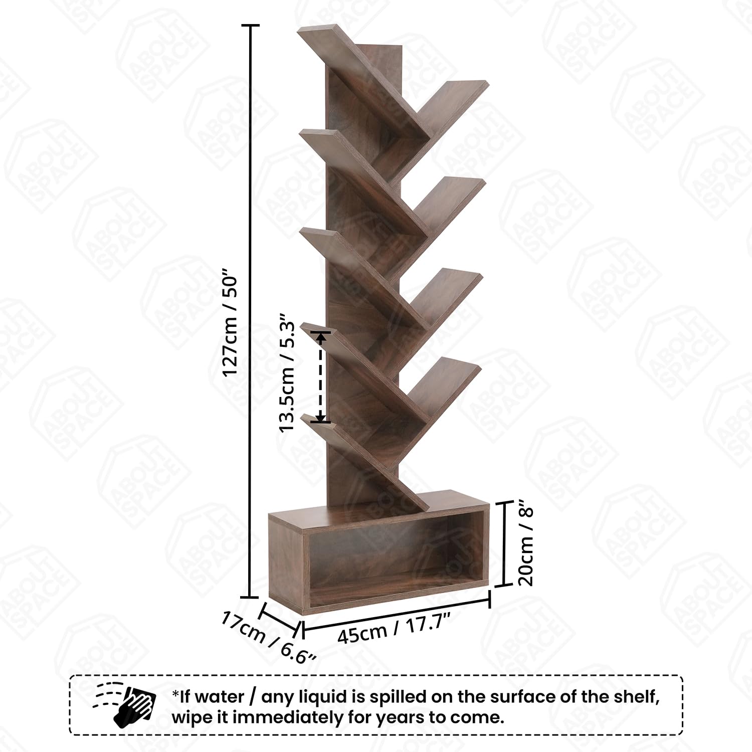 Tree Shaped Book Shelf for Study Room