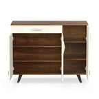Sesha Shoe Rack & Console Multipurpose Engineered wood Rack