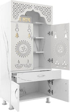 Thelifestyle Pooja Mandir for Home with Led Light