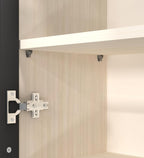 Highland 6 Door Glass Crockery Cabinet