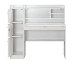 Plank Versa Engineered Wood Study Table and Office Desk (White)