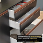 Kitchen cabinet Storage Stylish Look Black, Brown