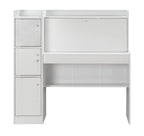 Plank Versa Engineered Wood Study Table and Office Desk (White)