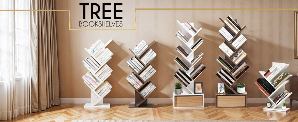 Tree Shaped Book Shelf for Study Room