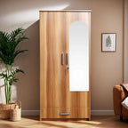 Super Cosy Double Door Almirah With Mirror ,Engineering Wood Wardrobe