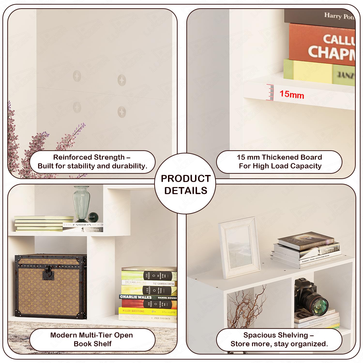 Alpine 8-Shelf Modern