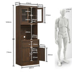 Engineered Wood Kitchen Cabinet Rack, Microwave Stand, Crockery Storage Cabinet Unit for Kitchen