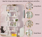 S-Curve 6 Tier Bookshelf