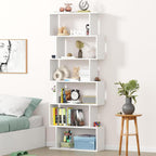 S-Curve 6 Tier Bookshelf