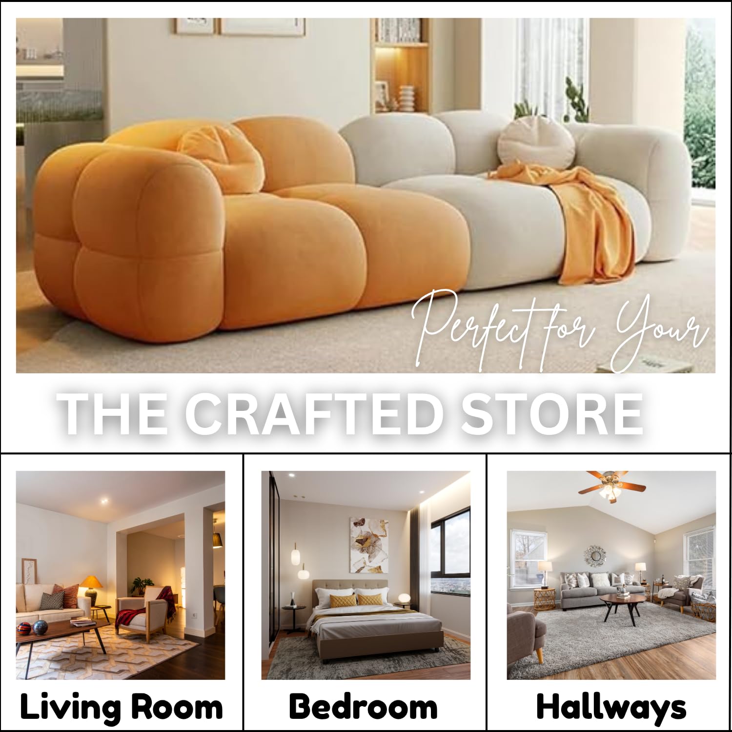 Modern Velvet Bubble Puff Cloud Sofa