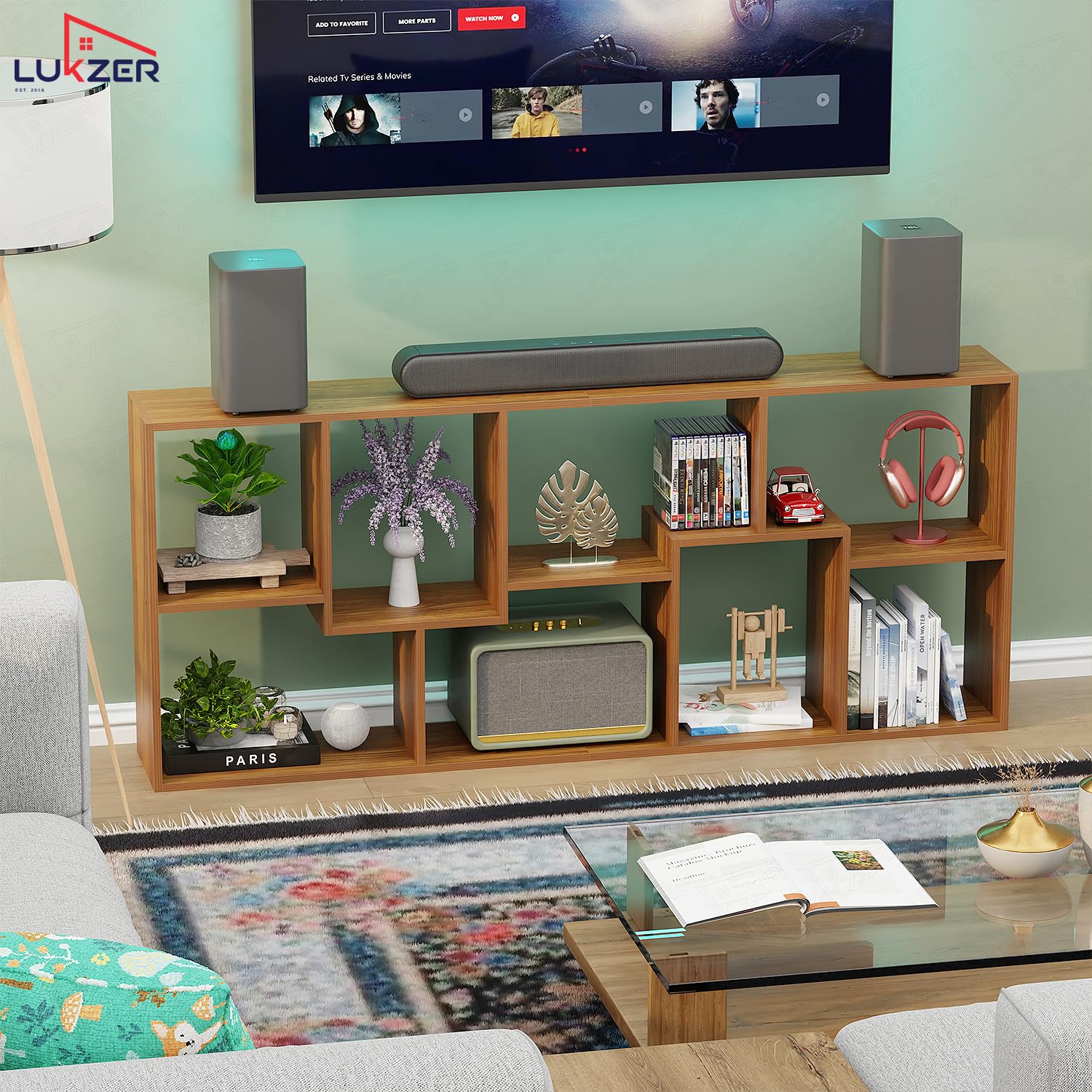 Alpine 8-Shelf Modern