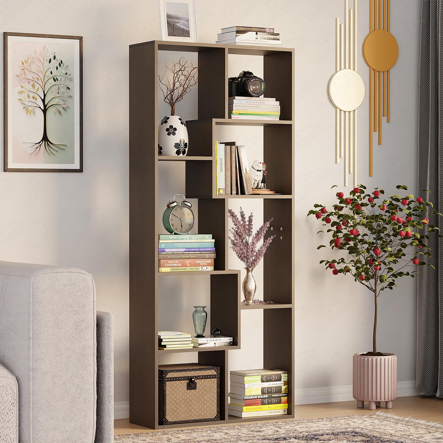 Alpine 8-Shelf Modern