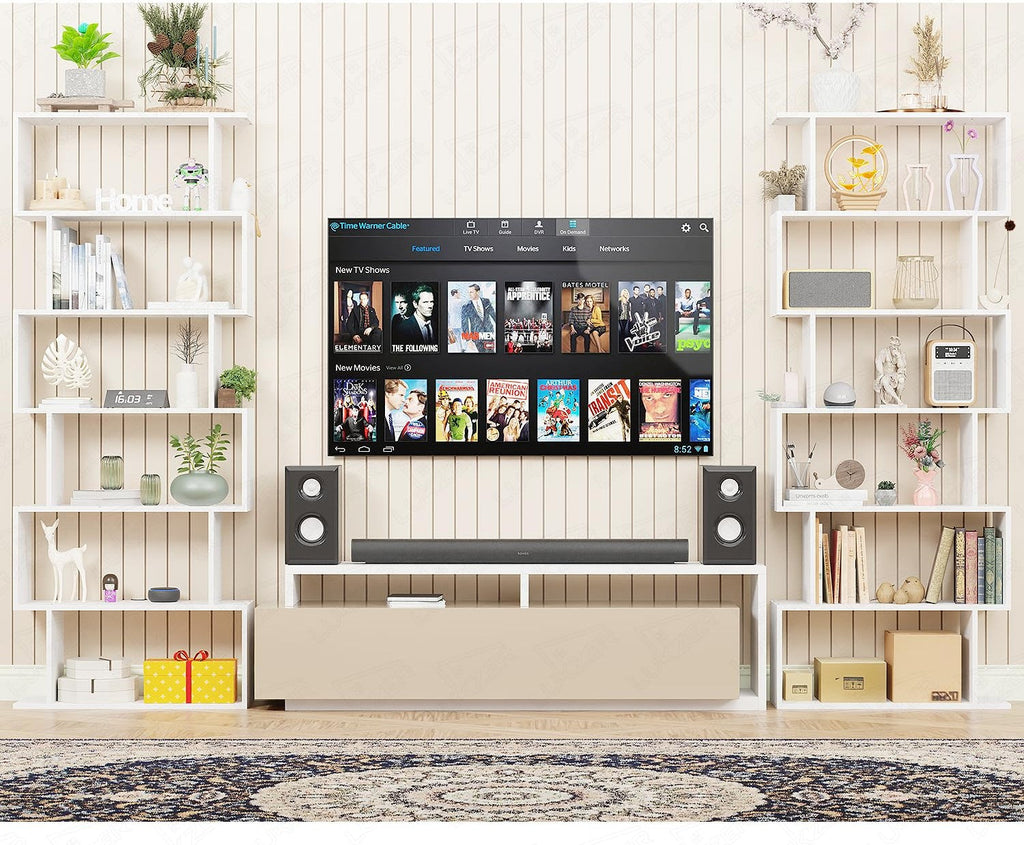 S-Curve 6 Tier Bookshelf