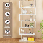 S-Curve 6 Tier Bookshelf