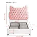 Bow Ribbon Kids Upholstered Baby Beds