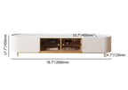 Fluted TV Unit in PU Finish