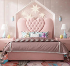 Gold Princess Bed Upholstered