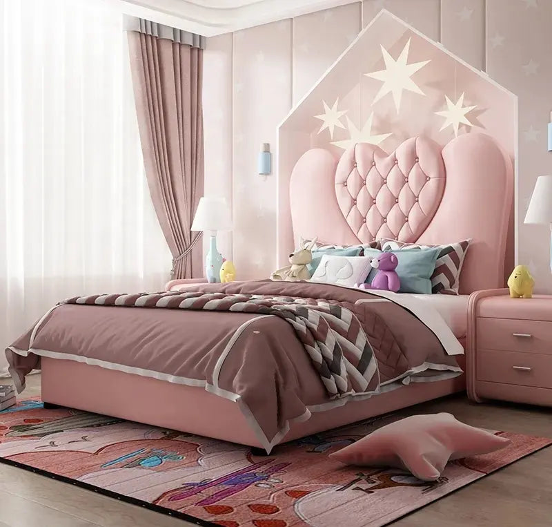 Gold Princess Bed Upholstered