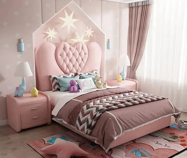 Gold Princess Bed Upholstered