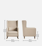 Royal Luxury High Back Chair with Ottoman