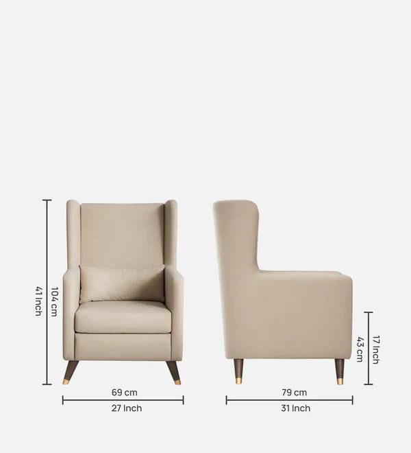 Royal Luxury High Back Chair with Ottoman