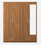 Kosmo Linden 4 Door Wardrobe With Mirror