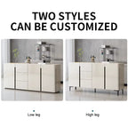 Milano Solid Wood Modern Sideboard Cabinet