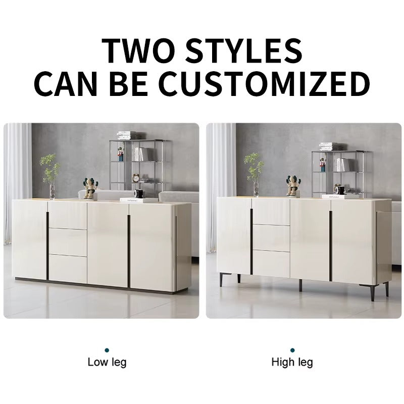 Milano Solid Wood Modern Sideboard Cabinet