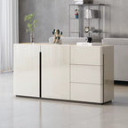 Milano Solid Wood Modern Sideboard Cabinet
