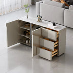 Milano Solid Wood Modern Sideboard Cabinet