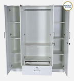 Kenzou 4 Door Wardrobe With Mirror & Drawer