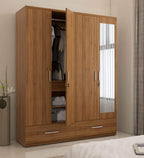 Kosmo Linden 4 Door Wardrobe With Mirror