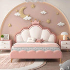 Crown King Kids Upholstered Bed