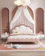 Crown King Kids Upholstered Bed