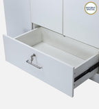 Kenzou 4 Door Wardrobe With Mirror & Drawer