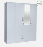 Kenzou 4 Door Wardrobe With Mirror & Drawer