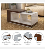 Mono Coffee Table In Legno Oak & Frosty White Finish