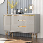 Luxury Buffet Cabinet Display Stand Dining Room Sideboards Mdf+marble+solid Wood Luxury Modern Acceptable 159*40*90 PANEL,PANEL
