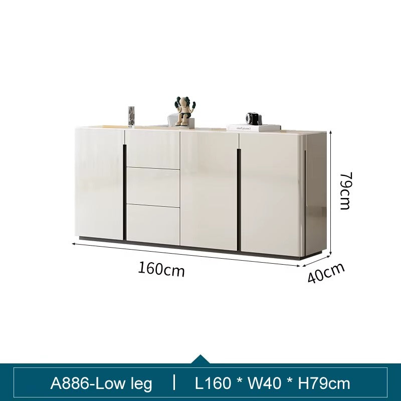 Milano Solid Wood Modern Sideboard Cabinet