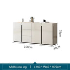Milano Solid Wood Modern Sideboard Cabinet