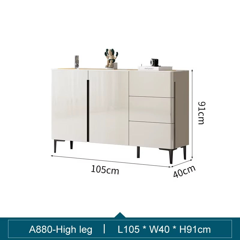 Milano Solid Wood Modern Sideboard Cabinet