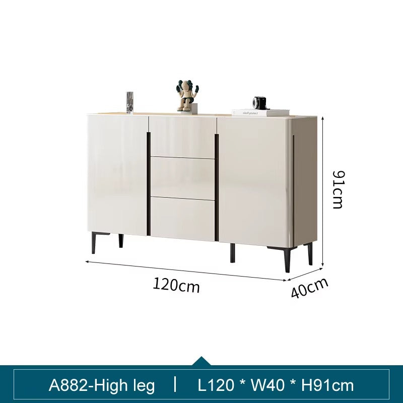 Milano Solid Wood Modern Sideboard Cabinet