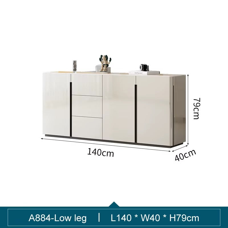 Milano Solid Wood Modern Sideboard Cabinet