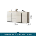 Milano Solid Wood Modern Sideboard Cabinet